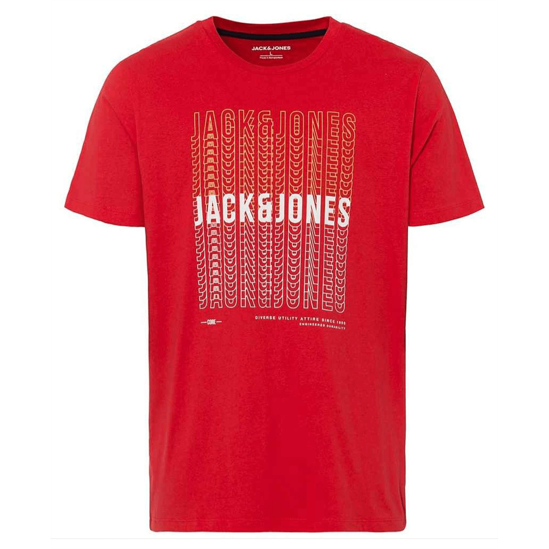 Jack & Jones T shirt ' CYBER TEE ' with logo printing – European Zair