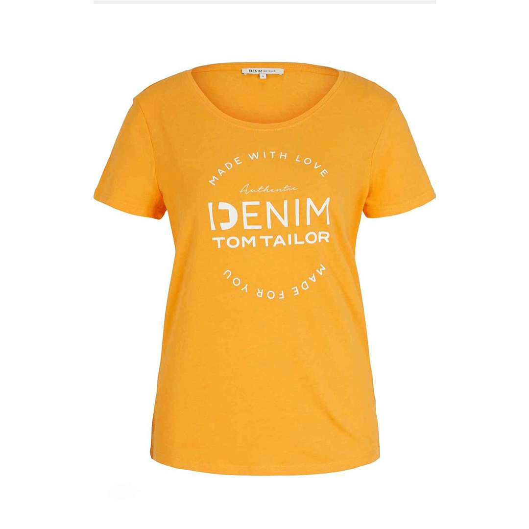 TOM TAILOR Print European Denim – Yellow Zair Shirt