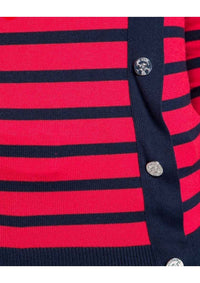 Tom Tailor Polo Team crew-neck jumper with a decorative maritime button Panel on the Front