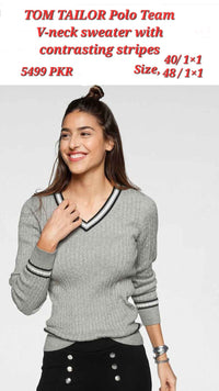V- neck sweater