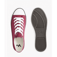 VTY flat maroon sneaker with soft sole