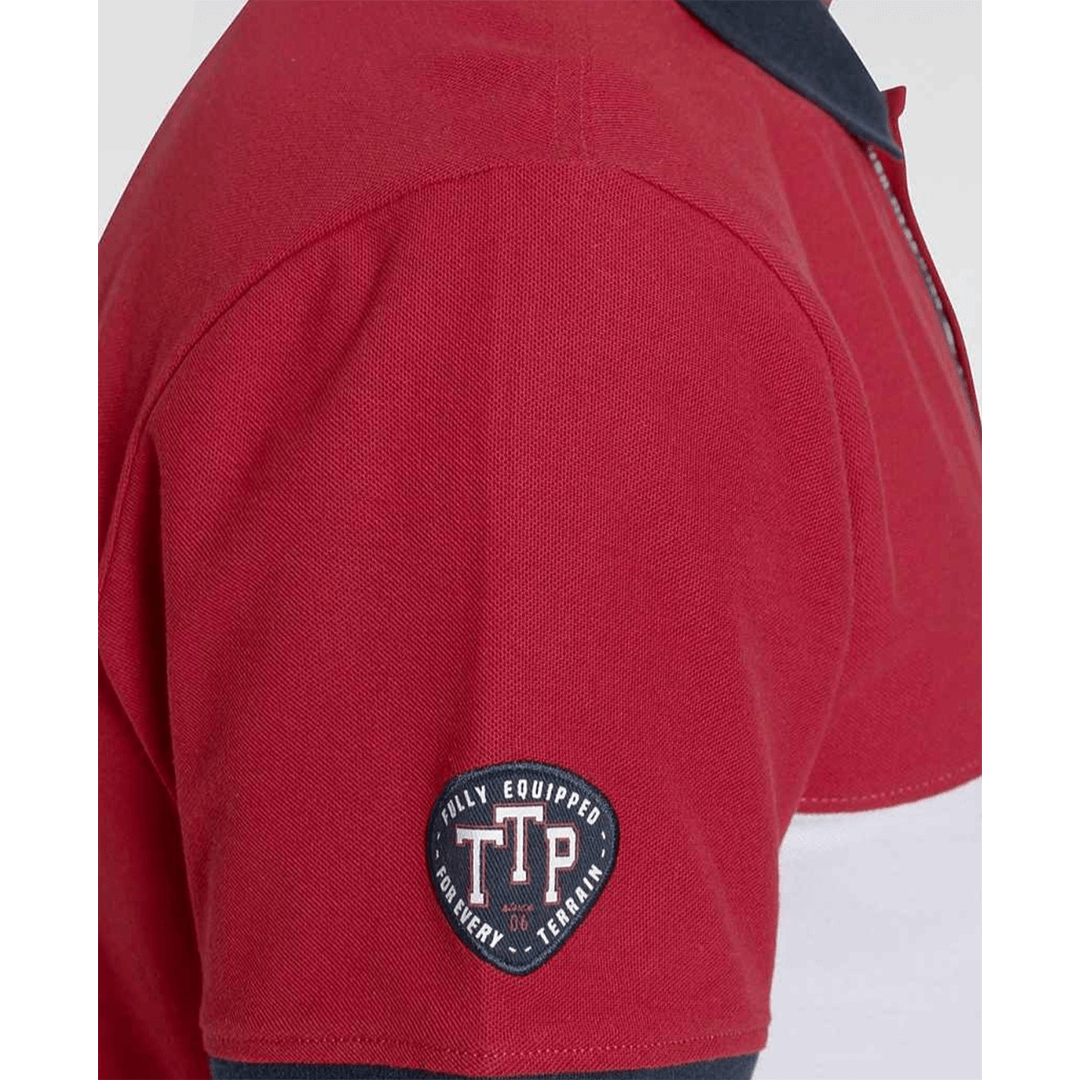 Tom Tailor Polo Team Polo Shirt in Color Blocking – European Zair