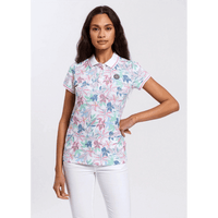 Tom Tailor Polo Female Team Shirt with a modern all-over floral print