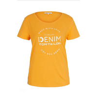 TOM TAILOR Denim Yellow Print Shirt