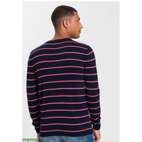 H.I.S Round Neck Sweater with Narrow Stripes