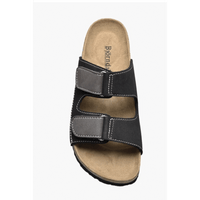 Supersoft Men's Mules Slippers Leather Footbed Sandals